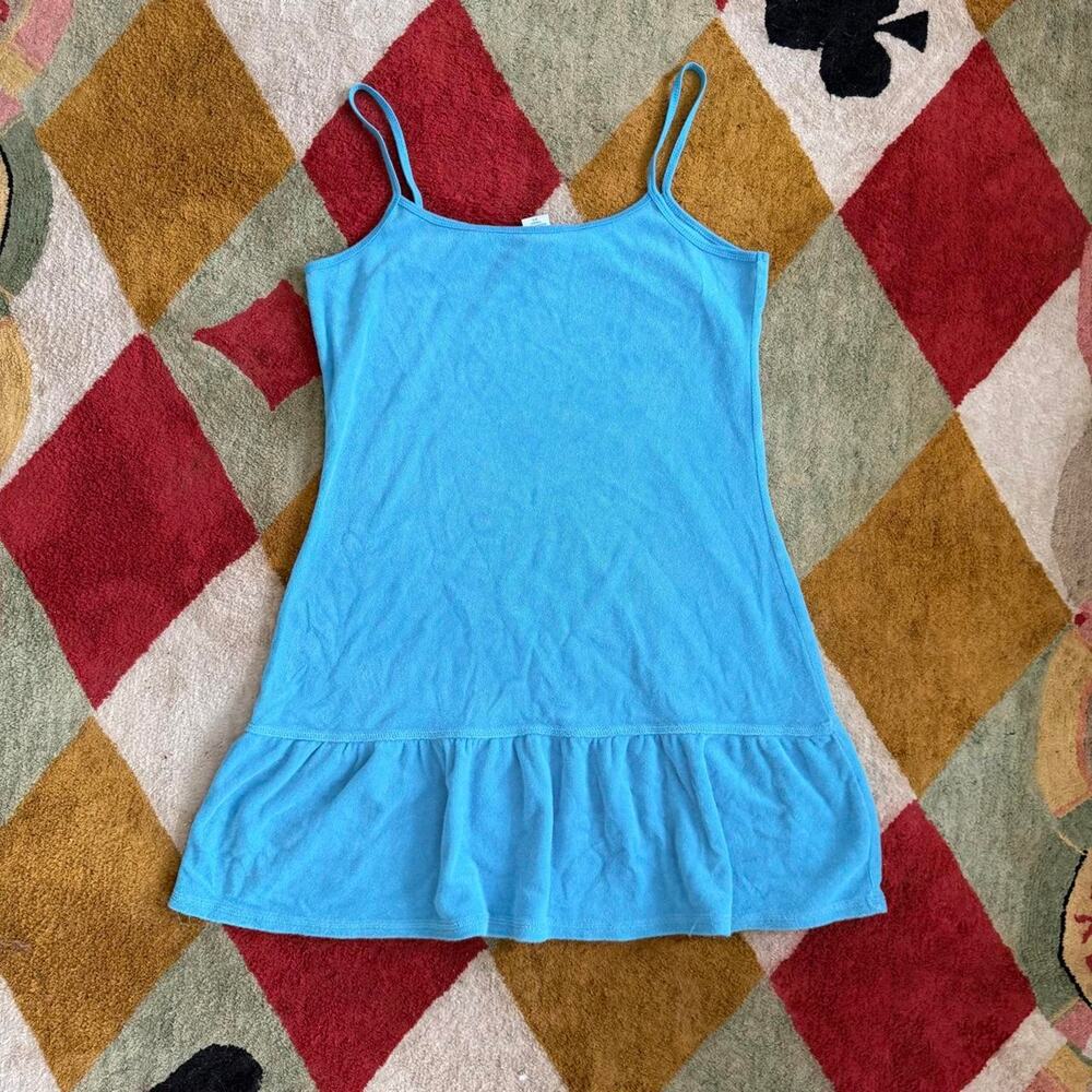 Vintage baby blue mini dress